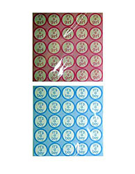250PC BBY SHWR LBLS(2AST)