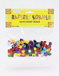 180PC HEART SHAP BEADS X5
