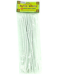 30PC WHITE CRAFT STEMS