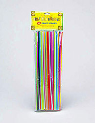 200PC CRAFT STRAWS X4