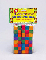80PC WOOD BLOCKS X4