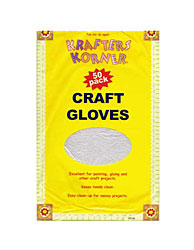 50PK CRFT GLOVES ADULT X4
