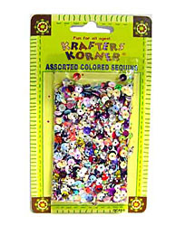 ASST CLR SEQUINS 30GR