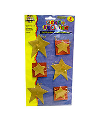 PAPER/WIRE STARS 6PK X2