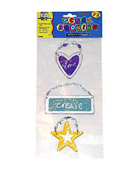 WOODEN PLAQUES 3PC X2