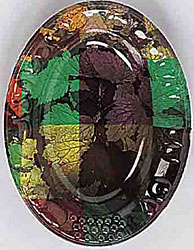 BOWL OVL RAISD 17"X13" X4