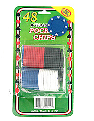 48 PC POKER CHIPS