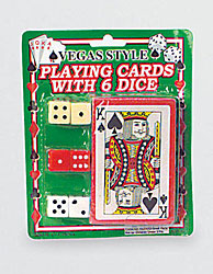 POKER CARDS W/6 DICE