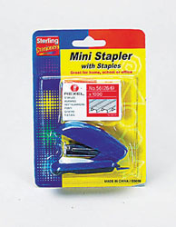 MINI STAPLER W/STAPLES