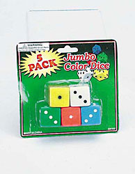 5 PACK COLOR DICE