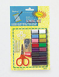 SEWING KIT W/THREAD