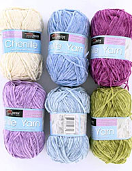 CHENNILE YARN 6 ASST
