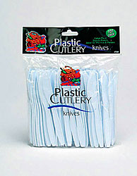 101PC PLASTIC KNIVES X2