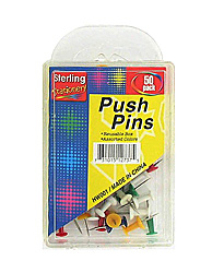 50PC PUSH PINS