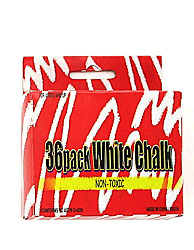 36PC WHITE CHALK