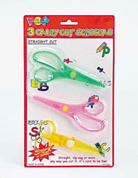 3PC CRAZY CUT SCISSORS X5