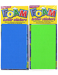 FOAM LETTERS 2 ASST SIZES