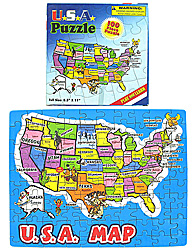 USA MAP PUZZLE 100 PC