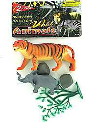JUNGLE ANIMALS 2PK