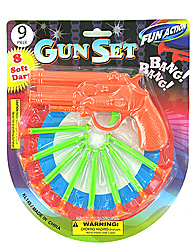 GUN/DARTS 9PC SET