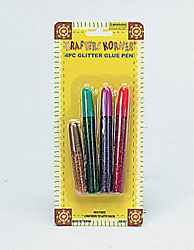 4 PC GLITTER GLUE PEN