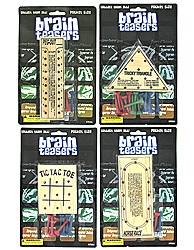4 ASST BRAIN TEASERS