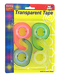 TRANSPARENT TAPE 4PC