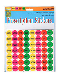336 MEDICATION STICKERS
