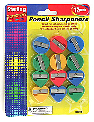 PENCIL SHARPENERS 12PC