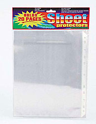 10PK SHEET PROTECTORS X5