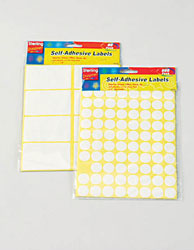 WHITE LABELS 4 ASST X4