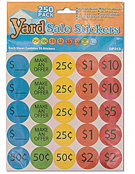 250/8AST YRD SALE RND STK