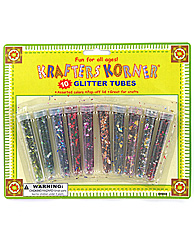 10PC 3in GLITTER TUBE X4