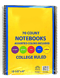 70 SHT COLLEGE RULED N/B