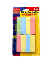 8 STK ON NOTE AST COLR X4