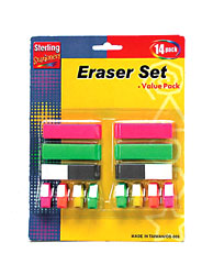 14 PC ERASERS