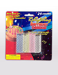 24 PC RELIGHTING CANDLES
