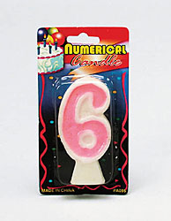 ASST. NUMERICAL CANDLES
