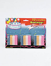 72 PC BIRTHDAY CANDLE