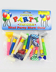 12PC MINI PARTY BLOW OUTS