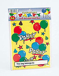 24 PC BALLOON LOOT BAG