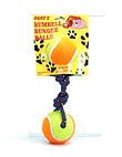 2 dumbell bungi pull toy with ball x2