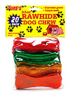 rawhide chews 20 pack