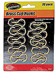 brass cup hooks 20 pack