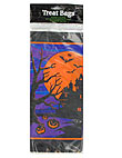 Treat Bags Large 20 pk w/Twist Ties Haunted House