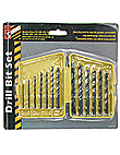boxed drill bits 13 piece set