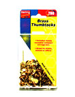brass plated thumbtacks 200 per box 