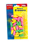 pencil cap erasers 36 per pack