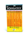#2 pencils 18 per pack