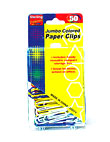 color jumbo paper clips boxed 50 per pack